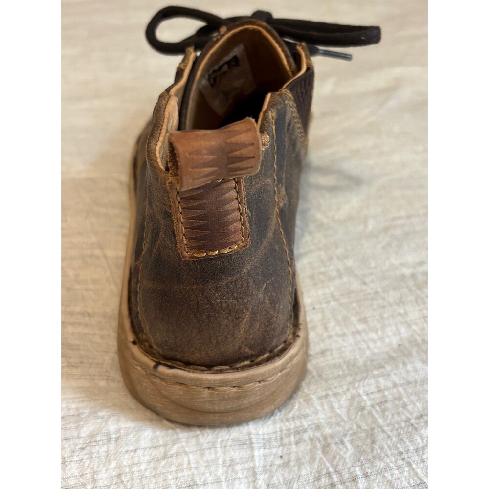 Tony Lama TLC505 Estancia Tan Chukka Boots Men’s 10 Distressed Leather - Picture 8 of 13
